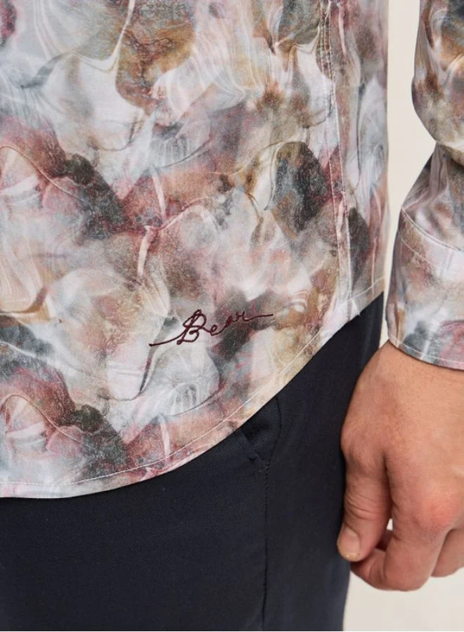 THE BEAR HOUSE Men's Shirt for Casual and Formal Wear | Classic Button-Down Style for Office, Daily Use, Travel, Events & All-Season Outfits | Versatile & Stylish Wardrobe Essential for Every Occasion