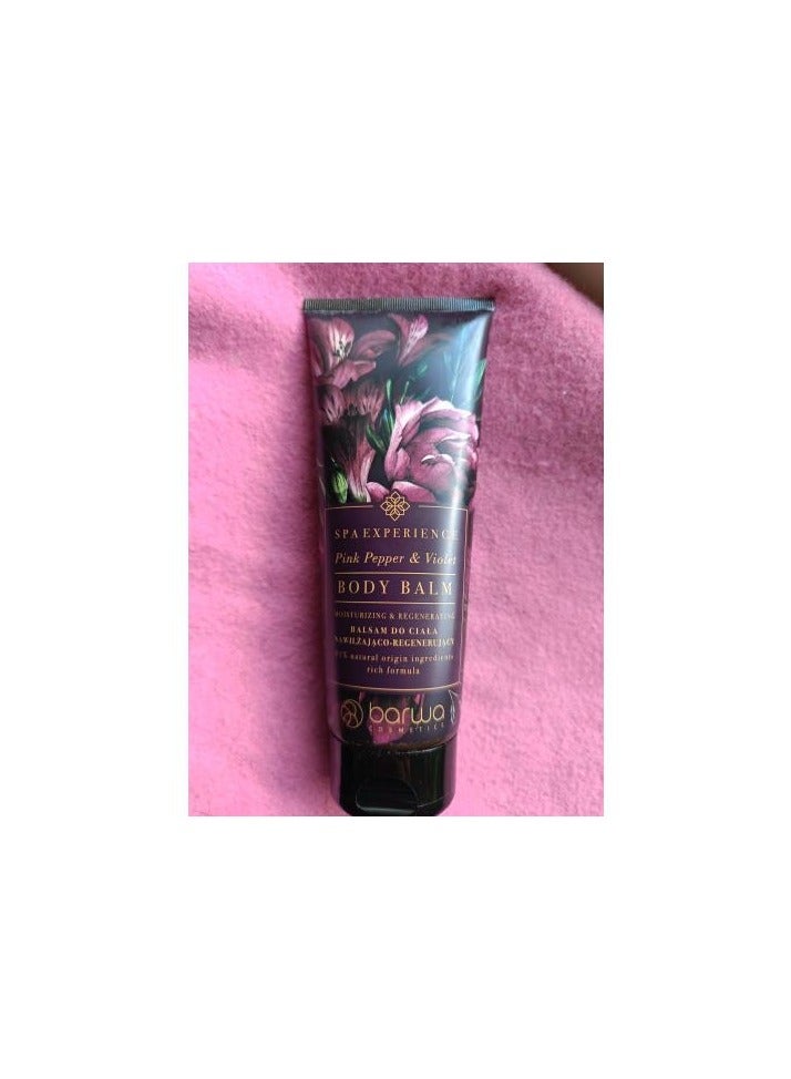 باروا بلسم مرطب ومجدد للجسم من باروا سبا إكسبيرينس برائحة الفلفل الوردي والبنفسج 200 مل - Image 3