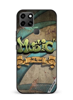 Protective Case Cover For Infinix Smart 6 Music For The Soul Design Multicolour