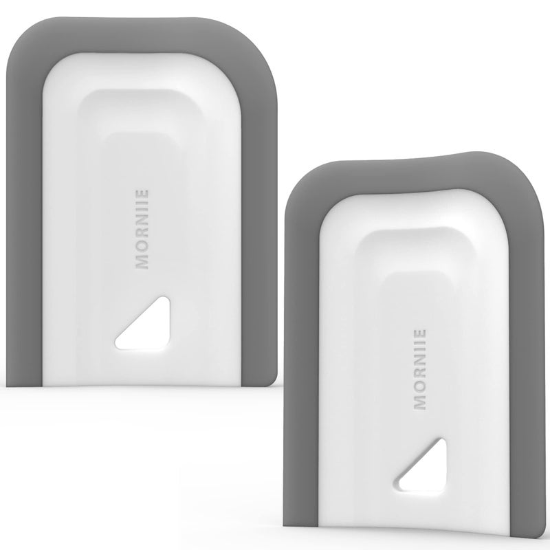 MORNIIE Curved Small Squeegee Kitchen Sink Squeegee for Sinks Countertops and Dishes MultiPurpose for Vanity Tops Bathroom Mirrors Car Windows and Side Mirrors 2 Pack