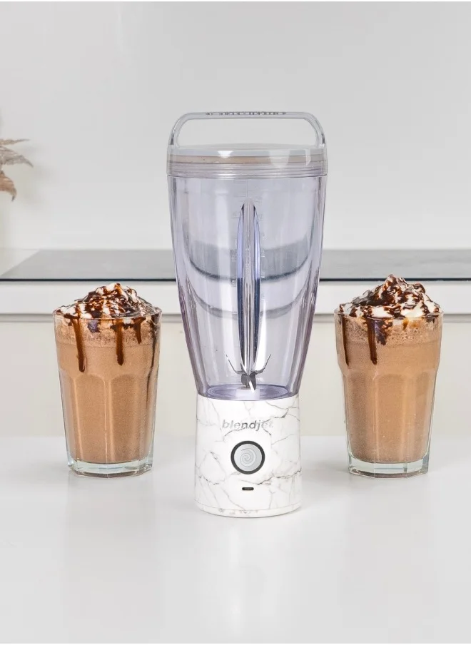 بليندجيت V2 Extra Large Jar 32 oz / 945 ml | 100% Bigger w/ Built-in Markings, Easy to Install & Clean, BPA Free, Perfect for Group Party, Picnic Smoothies, Protein Shakes, Sauces, and more - XL
