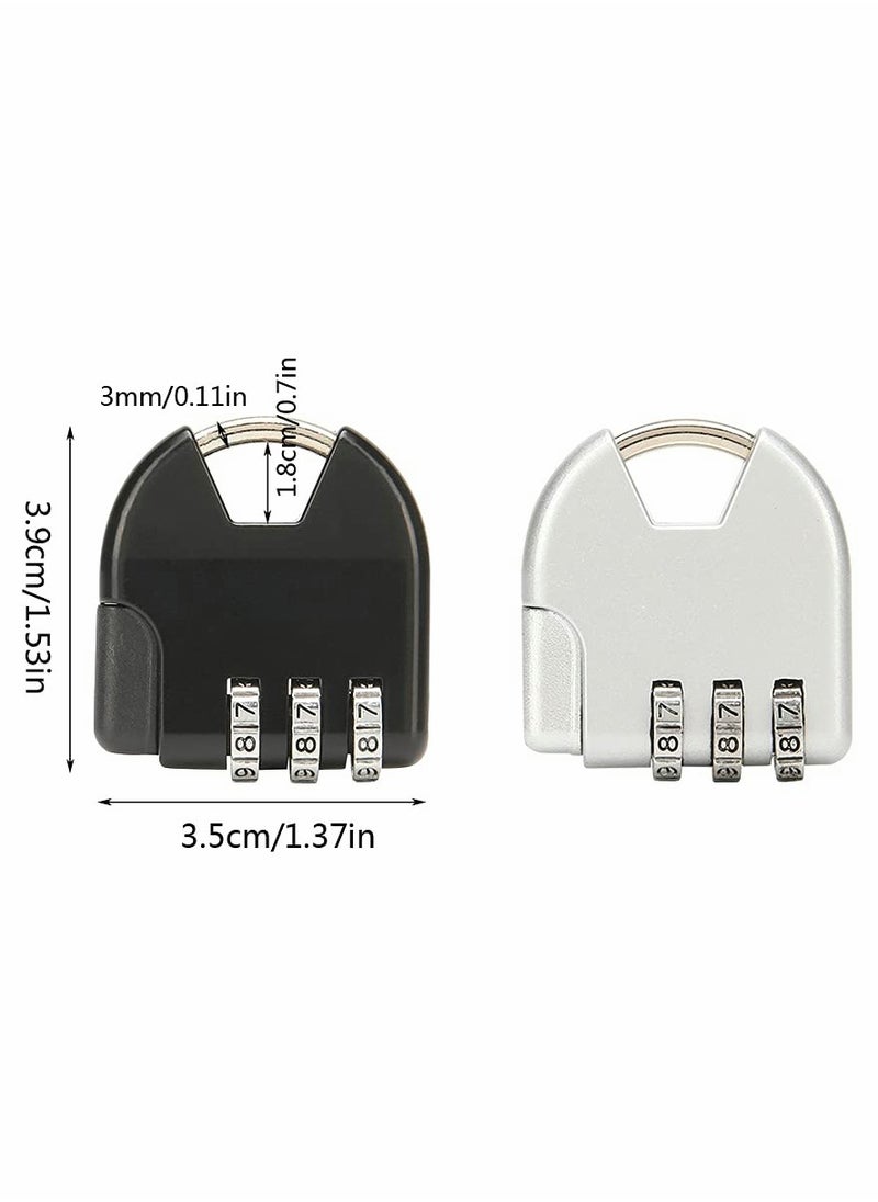 Excefore - Luggage Locks, 4 Pcs Password Travel Lock - Image 1