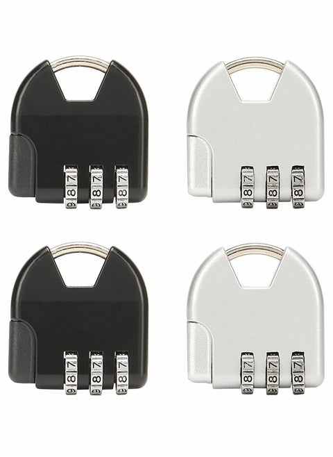 Luggage Locks, 4 Pcs Password Travel Lock