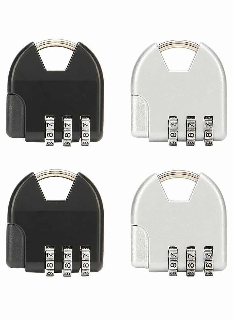 Excefore - Luggage Locks, 4 Pcs Password Travel Lock - Image 1