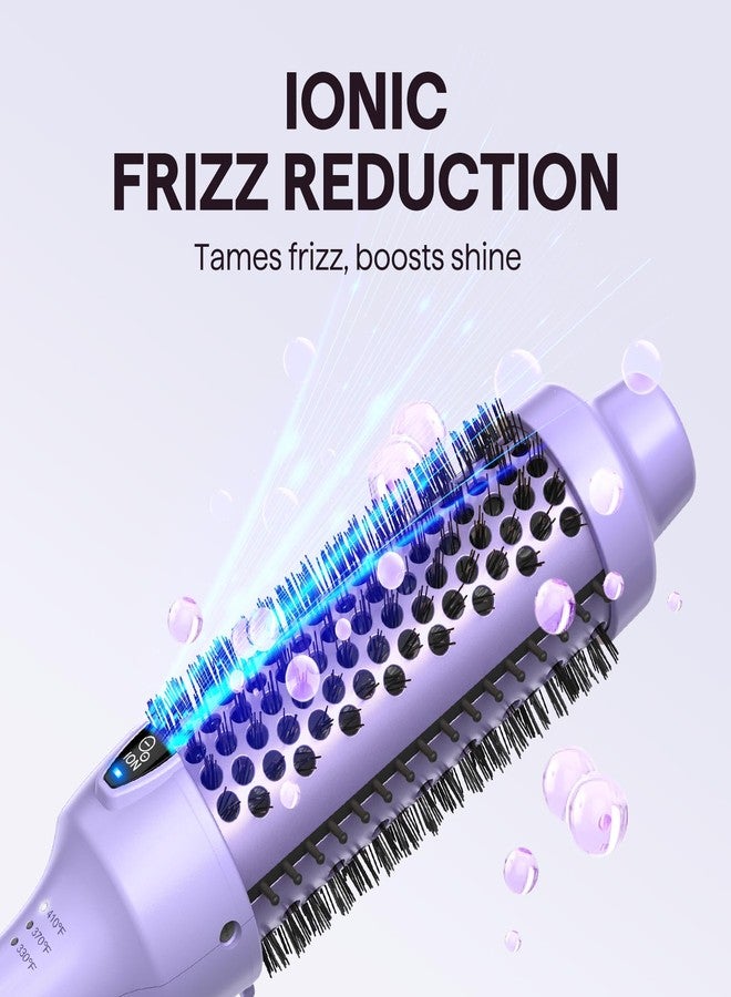 Wavytalk Thermal Brush, 1.5 Inch Ionic Thermal Round Brush Makes Hair Smoother Get Natural Curls (Lavender Purple) - Image 5