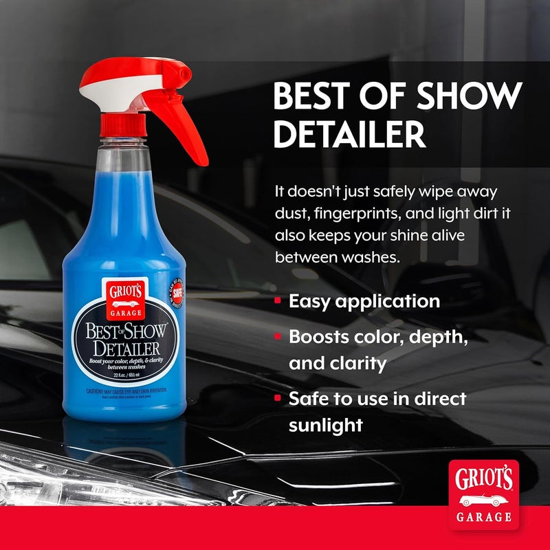 Different assemble options Griot's Garage 10980 Best of Show Detailer 22oz Fixed & portable compatible - Image 1