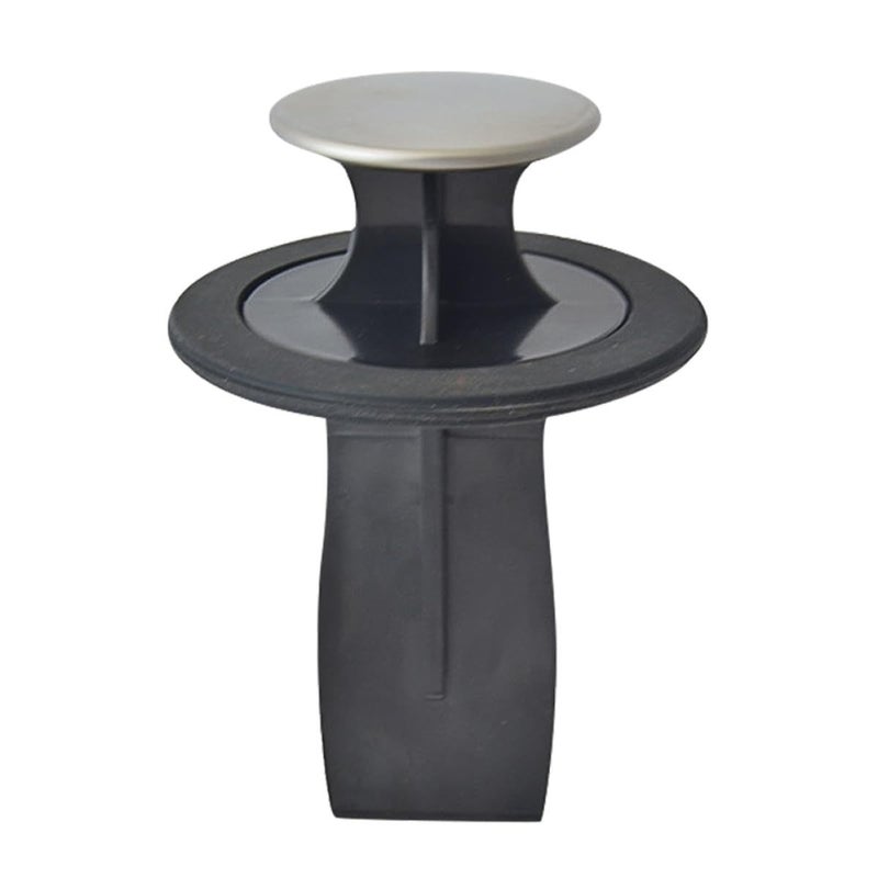 Black Drain Stopper Sink Strainer 80mm Garbage Disposal Accessory - Image 2