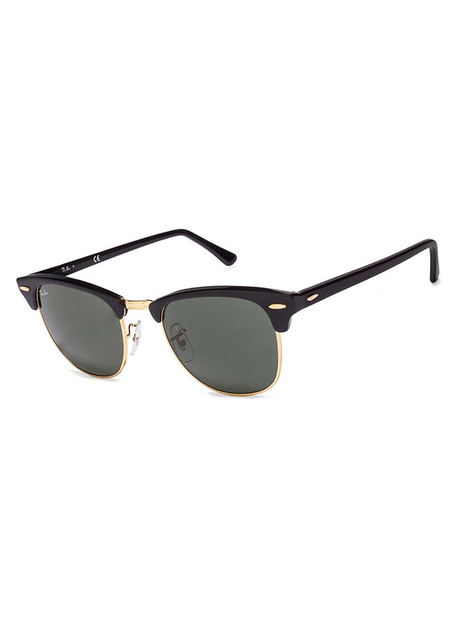 Ray-Ban Unisex Full Rim Clubmaster Sunglasses - Lens Size : 51 mm - Image 1