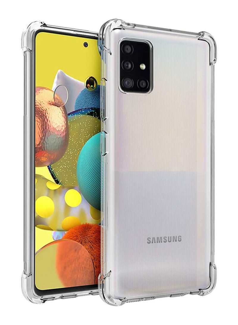 Galaxy A51 5G Case Cover Protective Shock Absorption Bumper soft Transparent Case For Galaxy A51 5G - Image 1