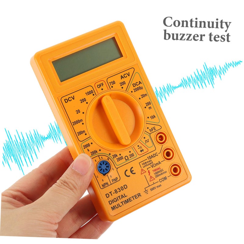 10 Pcs Digital Multimeter LCD Display Voltage Resistance Tester Probe Portable - Image 5