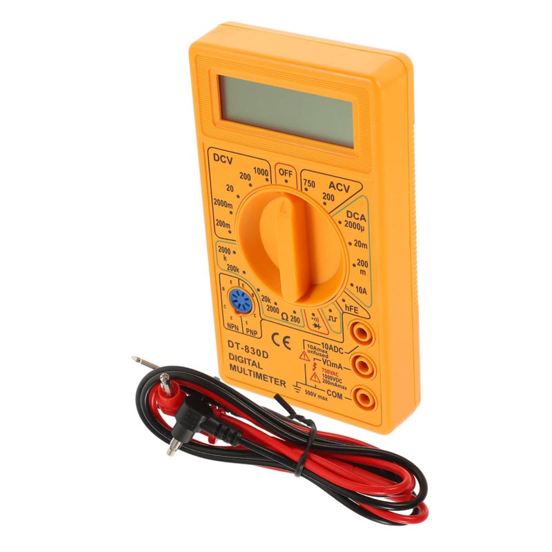 10 Pcs Digital Multimeter LCD Display Voltage Resistance Tester Probe Portable - Image 4