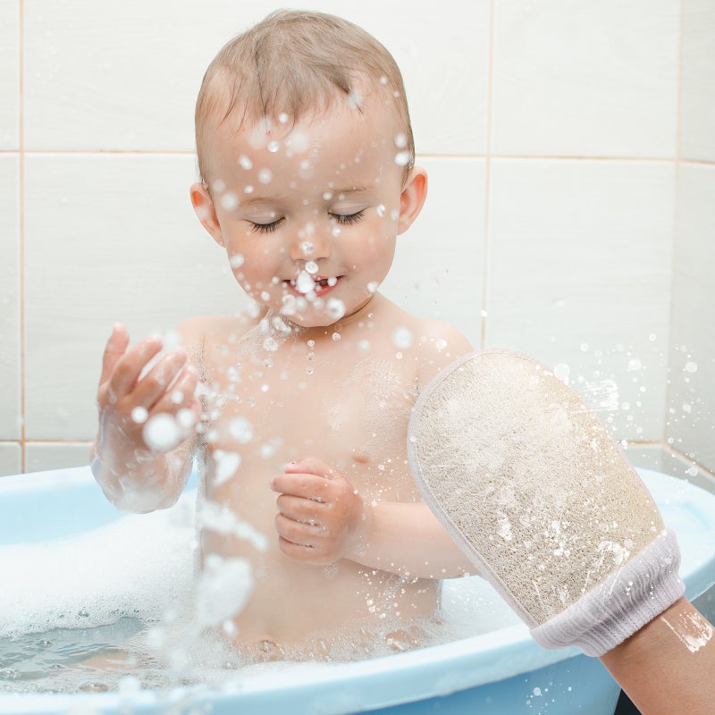 🚽 قفازات لوفا الاستحمام للتقشير فعالة وعملية لتنظيف البشرة - Image 5