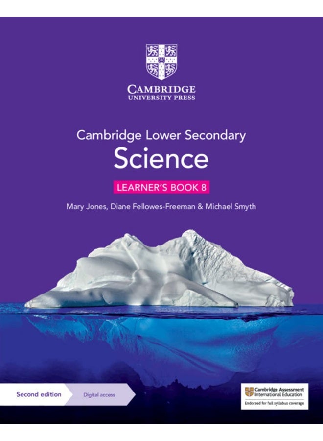 Cambridge University Press Lower Secondary Science Learner's Book 8 with Digital Access (1 Year)