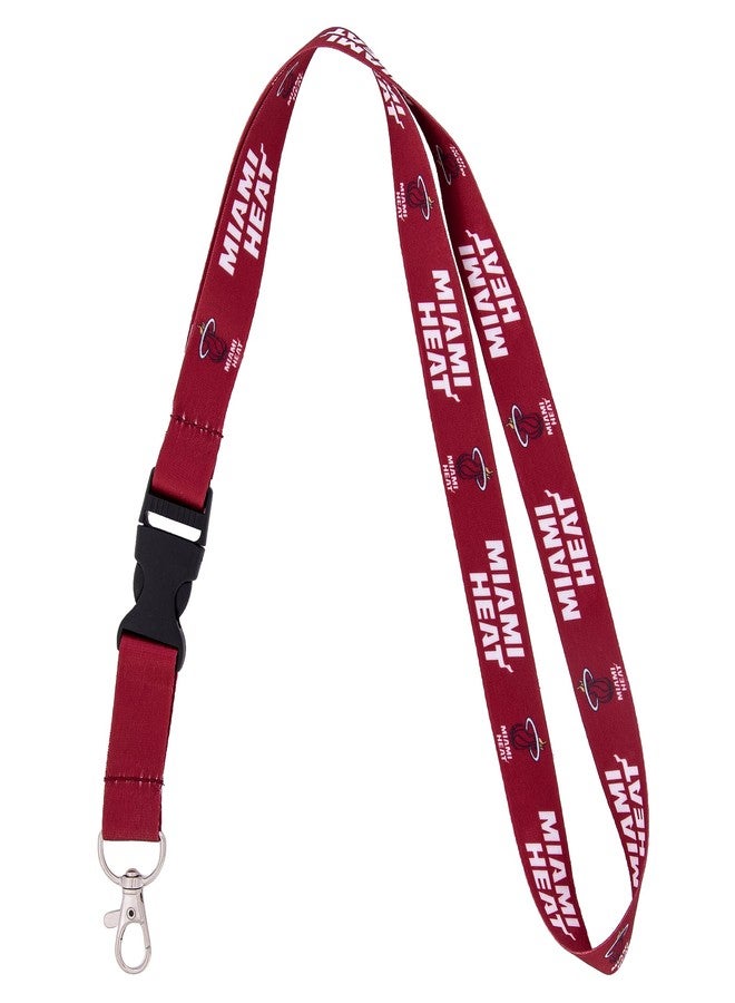 Desert Cactus Miami Heat Lanyard Keychain Detachable NBA Breakaway Snap Buckle National Basketball Association Car Keys ID Badge Holder (Lanyard 4) - Image 2