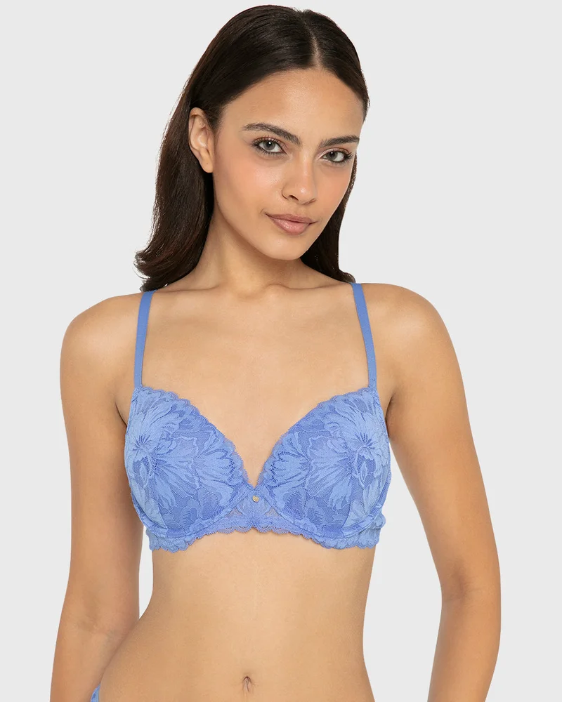 لا سينزا La Senza Double Push Up Wired Lace Bra