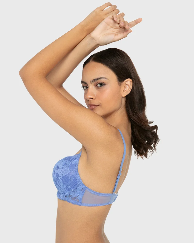 لا سينزا La Senza Double Push Up Wired Lace Bra
