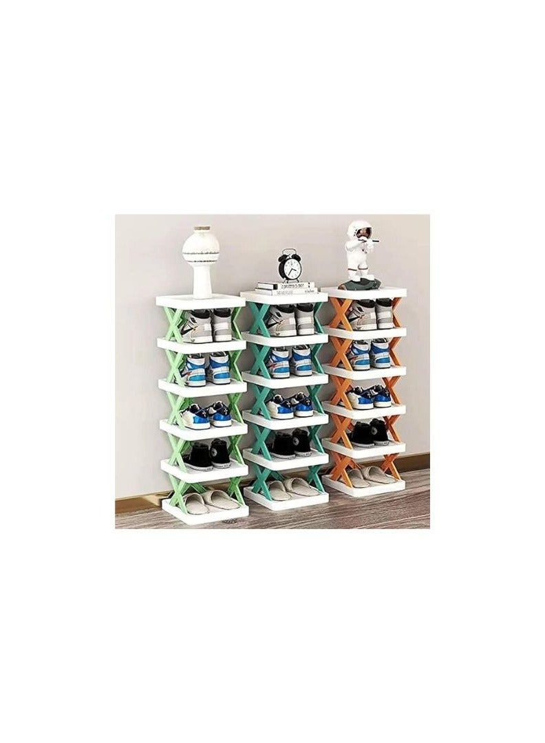 10-Layer Heart Shape Metal Shoe Rack Silver/Black 156 x 63 x 20cm