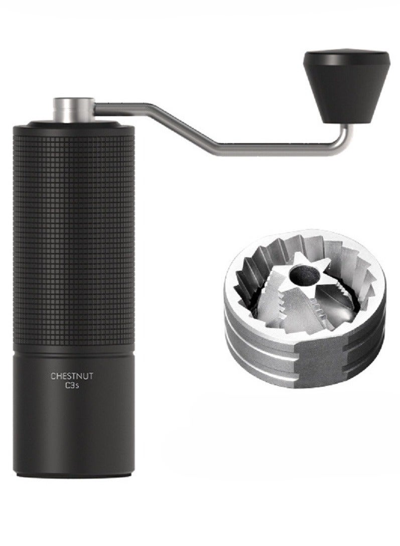 TIMEMORE C3S Manual Coffee Grinder Solid Large Grain Condiment Grinder Settings Adjustable Multiple Grinding Modes Stainless Steel Non Slip Detachable Portable Suitable for Home Travel or Camping - Image 1