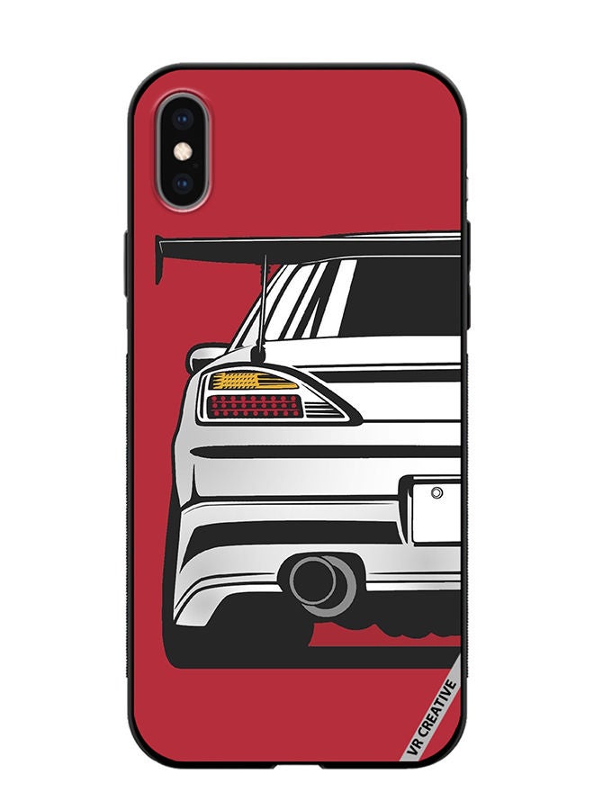 VR CREATIVE غطاء حماية لهاتف آبل آيفون XS ماكس بتصميم سيارة وينجي متعدد الألوان - Image 1
