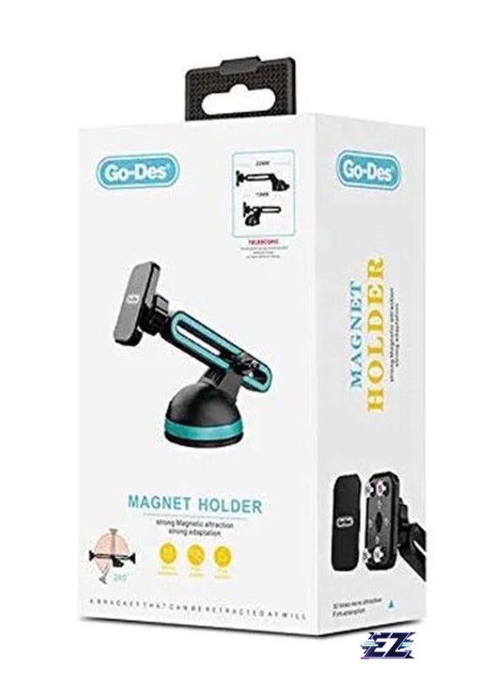 ELTRAZONE Adjustable Neck Magnetic Car Phone Holder Mount – Flexible, Secure & Hands-Free Design for iPhone & Android, Black - Image 2