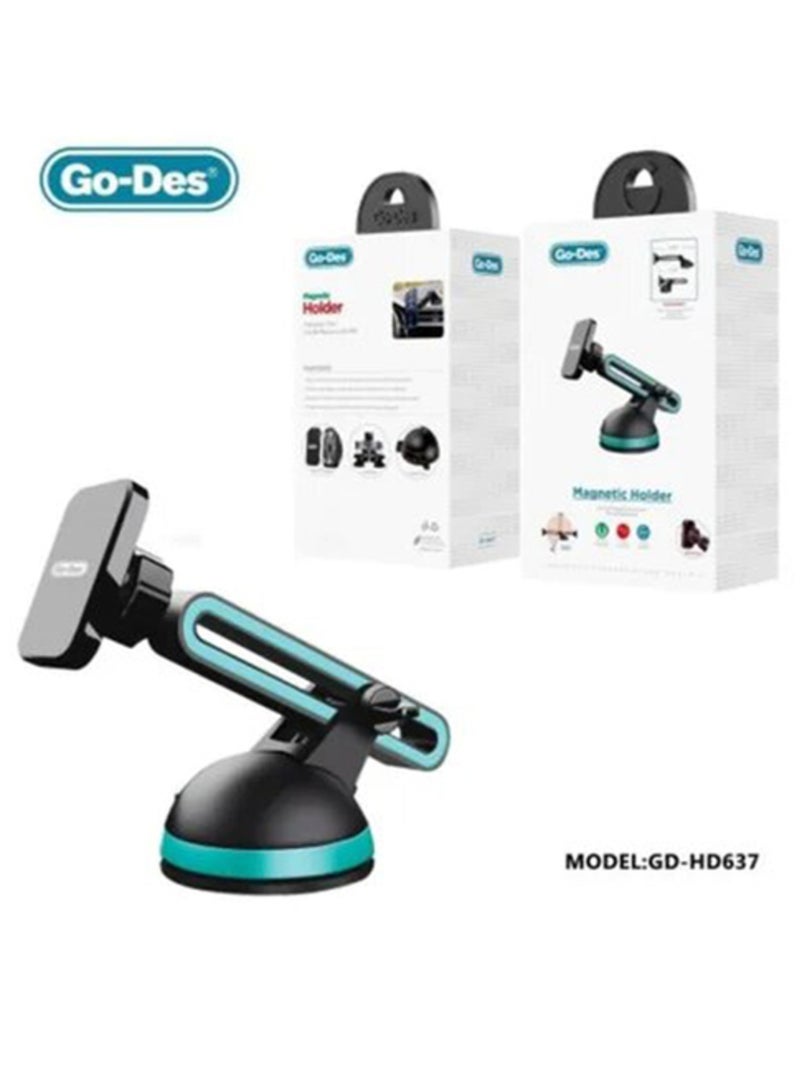 ELTRAZONE Adjustable Neck Magnetic Car Phone Holder Mount – Flexible, Secure & Hands-Free Design for iPhone & Android, Black - Image 4