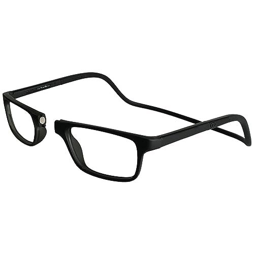Clic Magnetic Reading Glasses for Men or Women, Soft Foldable Band, Computer Readers, Nashi (S-XL, Black, 1.00 Magnification) - Image 1