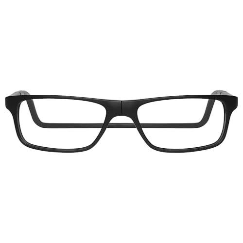 Clic Magnetic Reading Glasses for Men or Women, Soft Foldable Band, Computer Readers, Nashi (S-XL, Black, 1.00 Magnification) - Image 2
