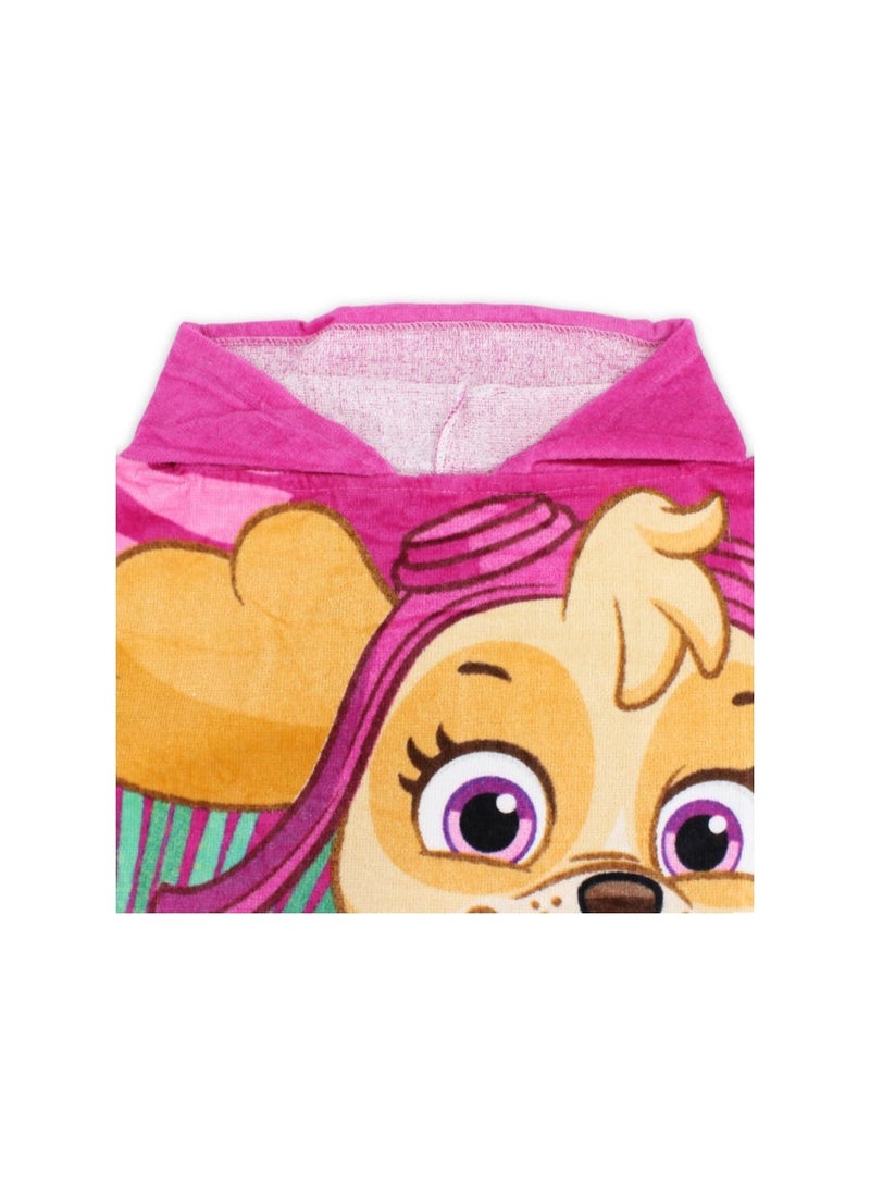Konooz Girls Poncho – Multicolor with Skye Print - Image 3