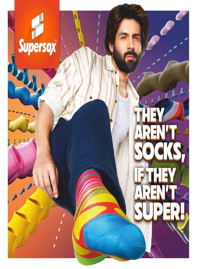 Supersox No Show Loafer Socks for Man | Combed Cotton | Breathable & Moisture Absorbent | Anti-Odour | Anti-Slip Grip | Low Cut Invisible Fit, Beige, Free Size - Image 2
