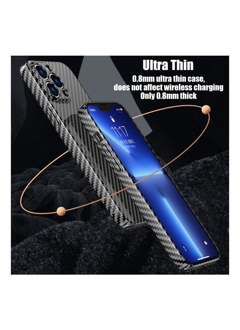 Case for iPhone 13 Pro Max, Compatible with Wireless Charger Case, Built-in Magnetic, Rugged Shockproof Phone Cover for iPhone 13 Pro Max (Black)