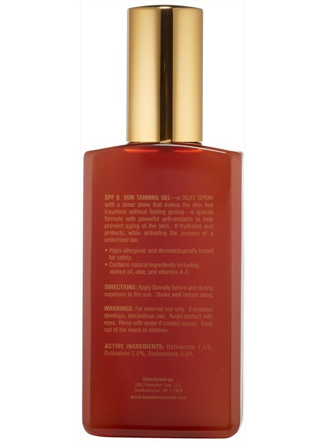 Hampton Sun جل SPF 8، 4 أونصة سائلة - Image 2