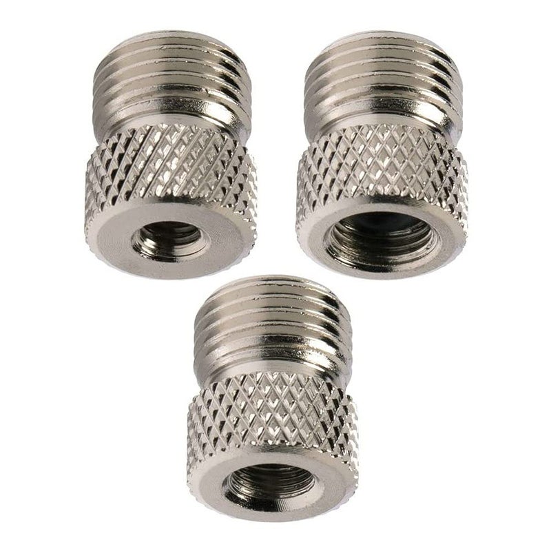 HUBEST Airbrush Adapter Kit 3Piece Set 18 BSP Male Female Conversion Connectors for Badger Paasche Aztec Airbrushes Professional Brass Fitting Coupling for Air Compressor Hose