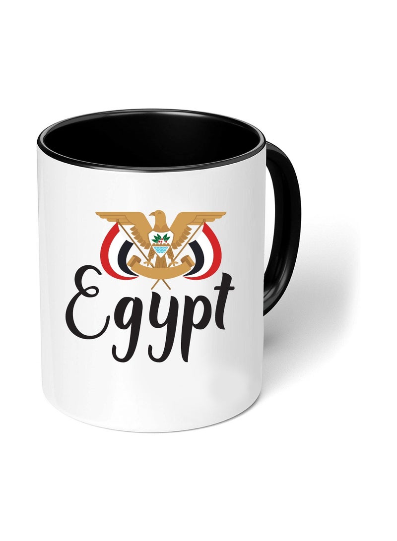 Egypt National Day Black Coffee Mug - Gift for Every Egyptian - Perfect for Egypt Independence Day - 11 Oz - Image 1