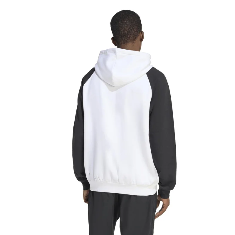 Adidas Originals WHITE/BLACK TEAMGEIST GRAPHIC FLEECE HOODIE for Men | Best Price UAE