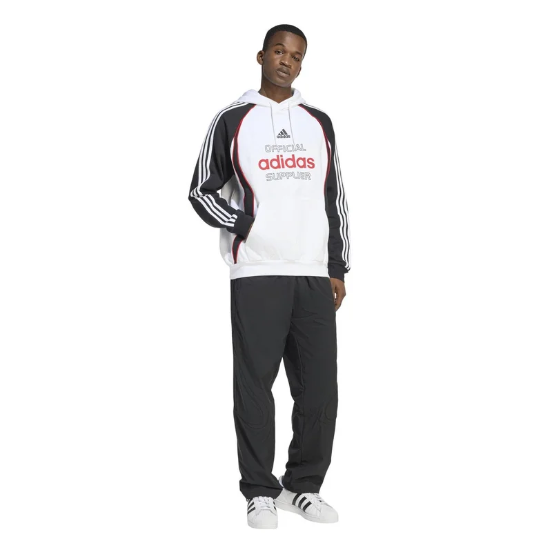 Adidas Originals WHITE/BLACK TEAMGEIST GRAPHIC FLEECE HOODIE for Men | Best Price UAE
