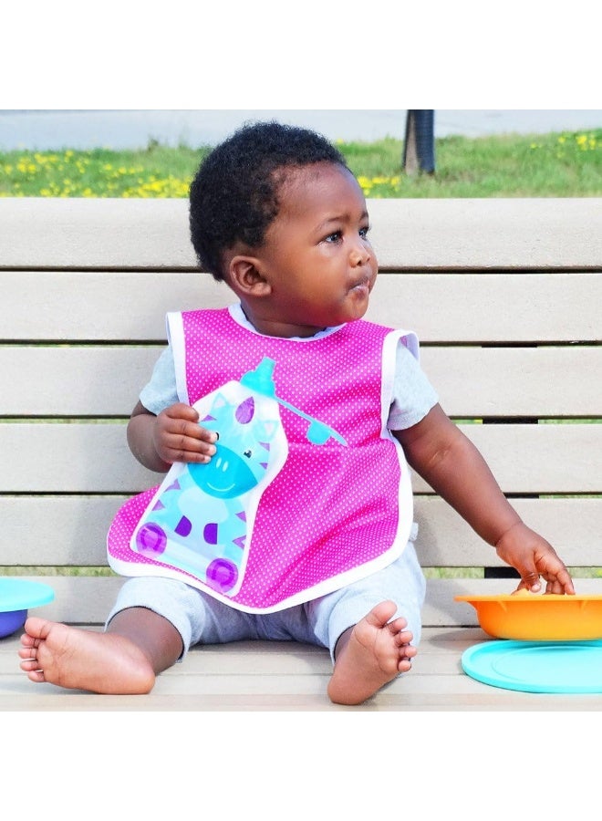 ChooMee Reusable Baby Food Pouch Starter Set, Snakpack | 8 CT, 5 Oz | Softsip Pouch Tops, 2 CT, Orange Aqua 10 Piece Set Orange - Image 2