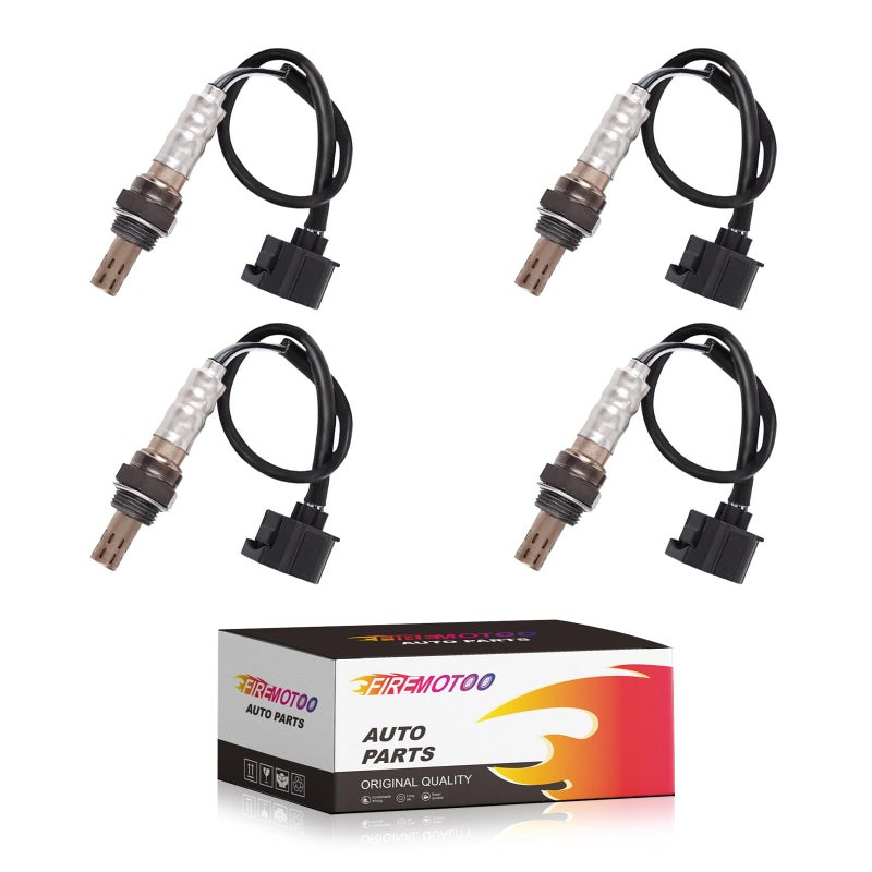 FIREMOTOO O2 Oxygen Sensor Set for 4 Upstream & Downstream 56028994AA Replacement for Dodge Durango Dakota Neon for Ram 1500 2500 3500 Van for Jeep Wangler Grand Cherokee Liberty TJ 2001-2004 - Image 1
