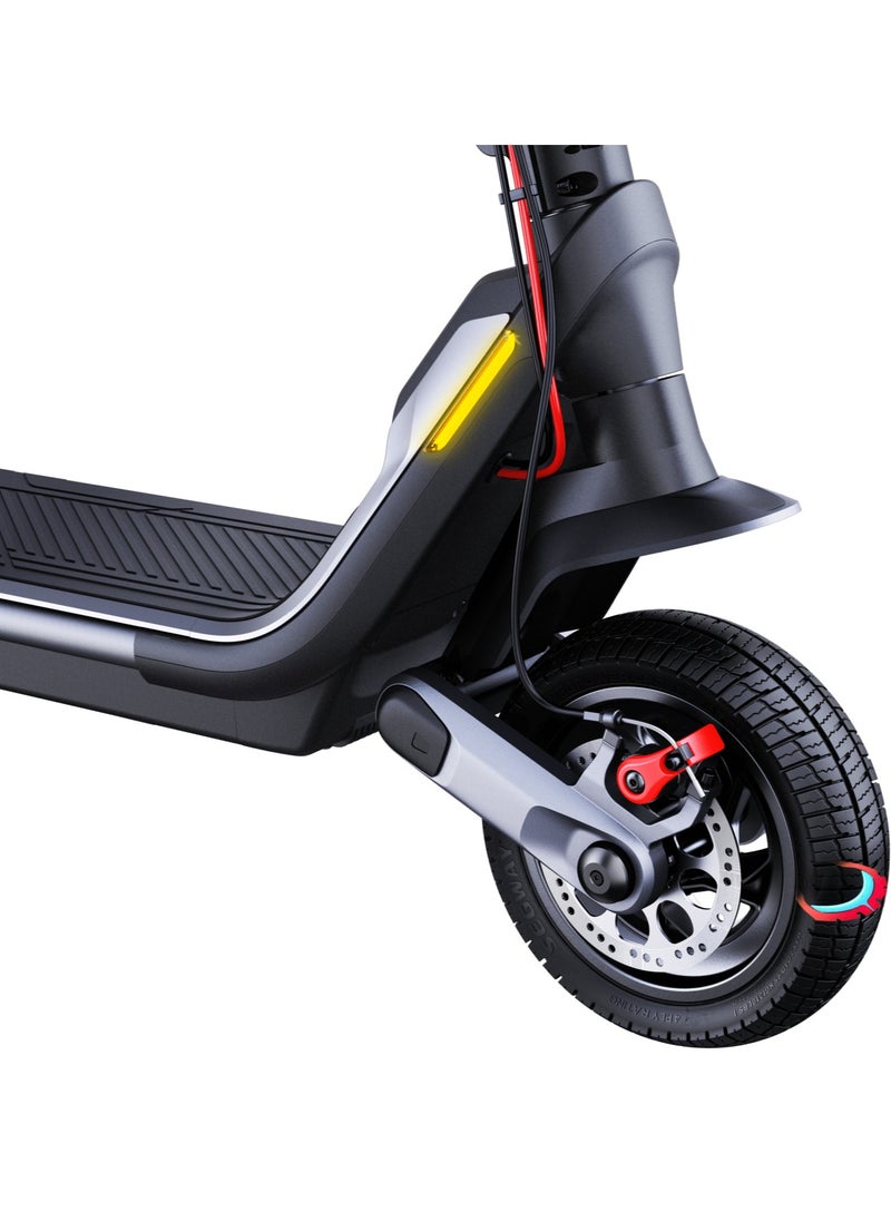 SEGWAY - Ninebot Electric Kickscooter P100Su- 650W Motor, 100Km Range & 30Kmh, 10.5'' Tires, Dual Suspension & Brakes, W. Capacity 265Lbs, Commuter E Scooter For Adults - Image 1