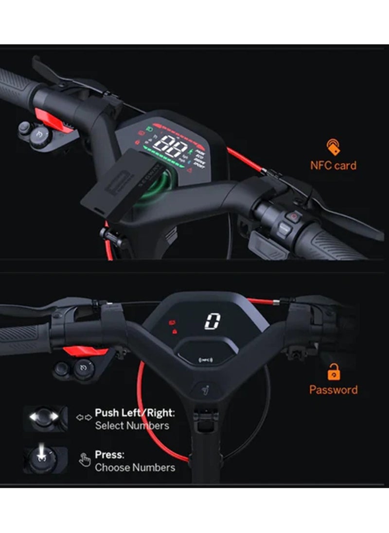SEGWAY - Ninebot Electric Kickscooter P100Su- 650W Motor, 100Km Range & 30Kmh, 10.5'' Tires, Dual Suspension & Brakes, W. Capacity 265Lbs, Commuter E Scooter For Adults - Image 1