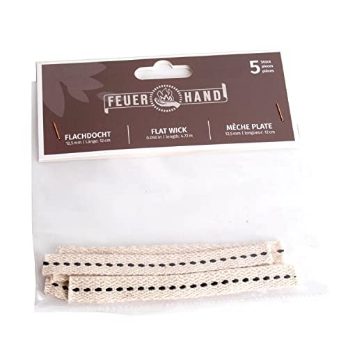 Feuerhand 12 in Wide Flat Cotton Wick for Feuerhand 276 Lanterns Pack of 5 - Image 3