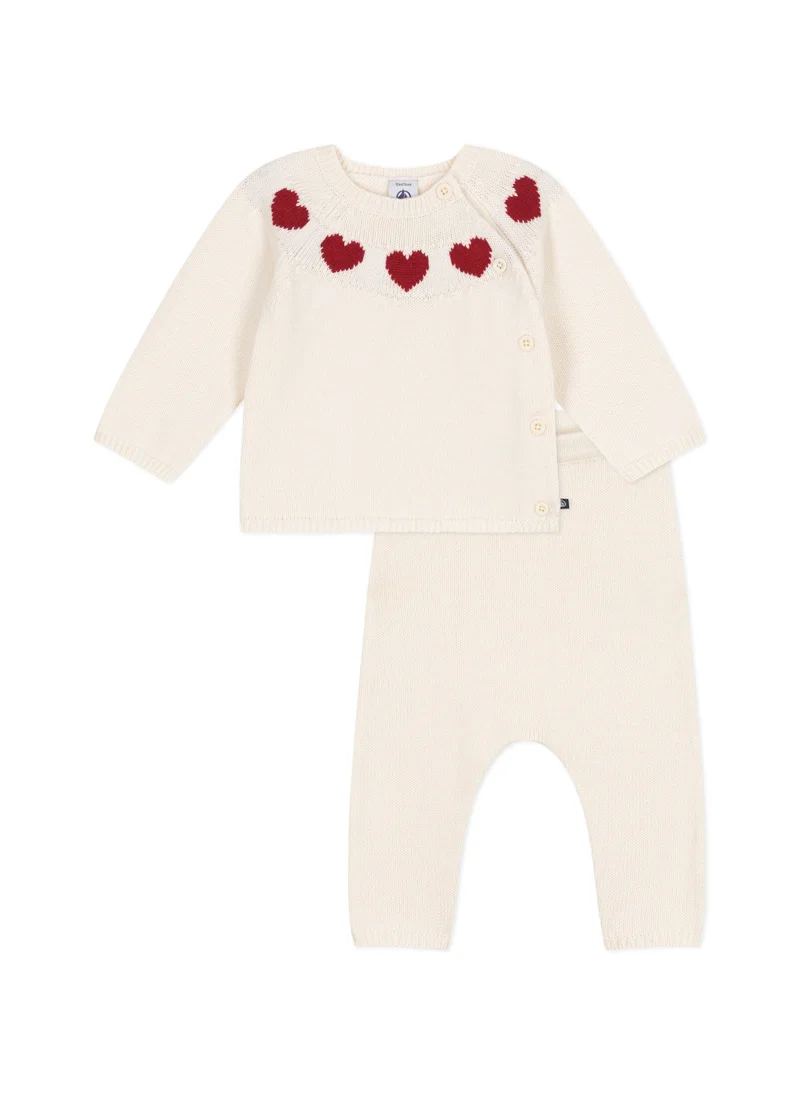 بيتي باتو Babies' two-piece knitted outfit