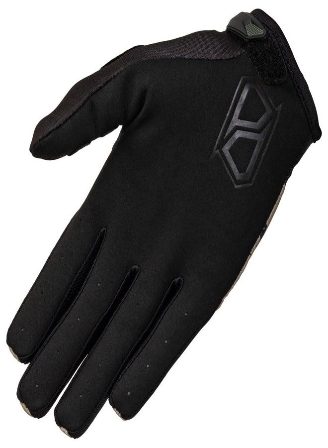 MSR™ Axxis Range MTB Mountain Bike Dirt Bike Motocross MX BMX Outdoor Sports ATV UTV Powersports Riding Gloves for Men and Women Large Black/Tan - Image 2