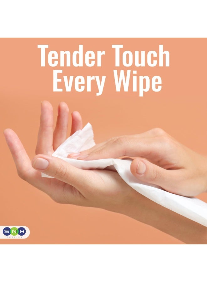 إس إن إتش باكينج علبة مناديل الوجه من الفجر، عبوة من 5 علب، 150 منديل × طبقتين لكل علبة، إجمالي 750 منديل. - Image 3