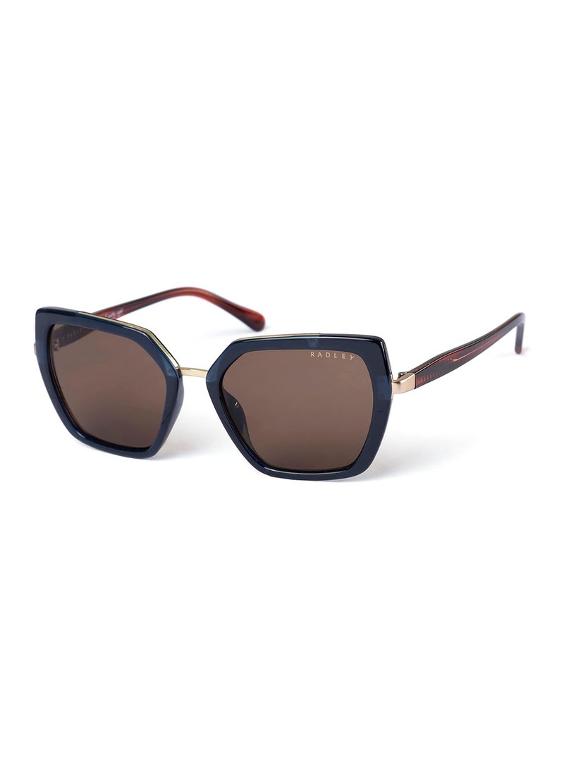 Radley نظارات شمسية نسائية بولارية سداسية RDS-6503 بني 54 مم - Image 1