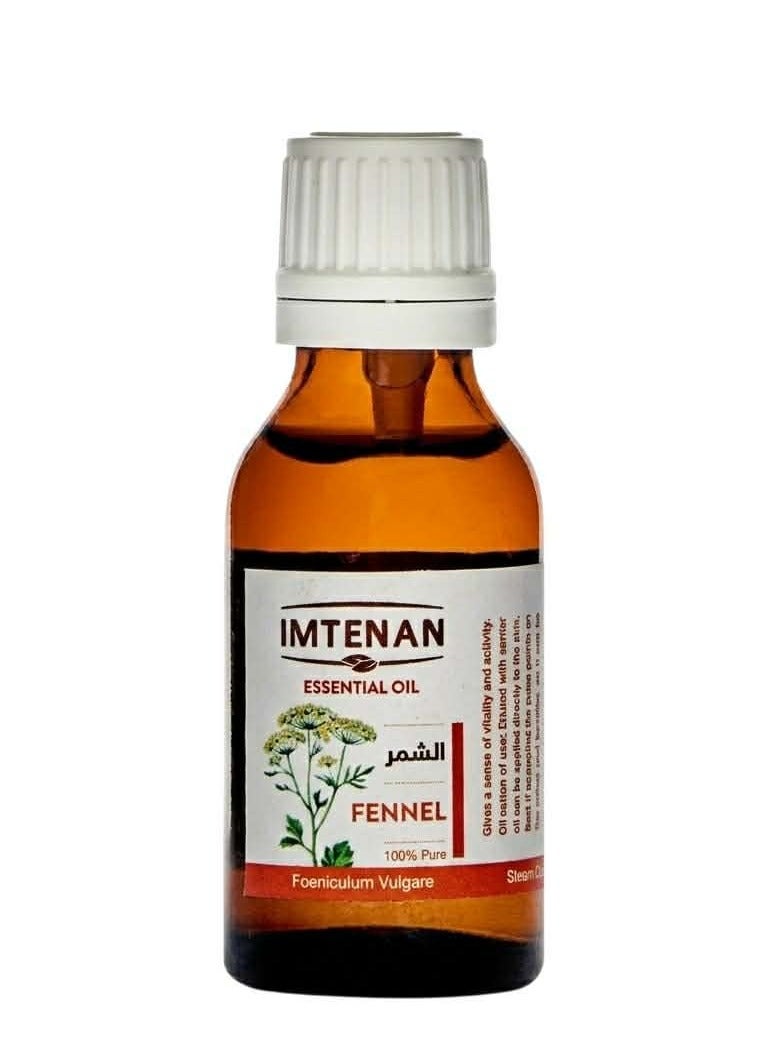 Imtenan Pure Fennel Essential Oil - 25ml - Image 1