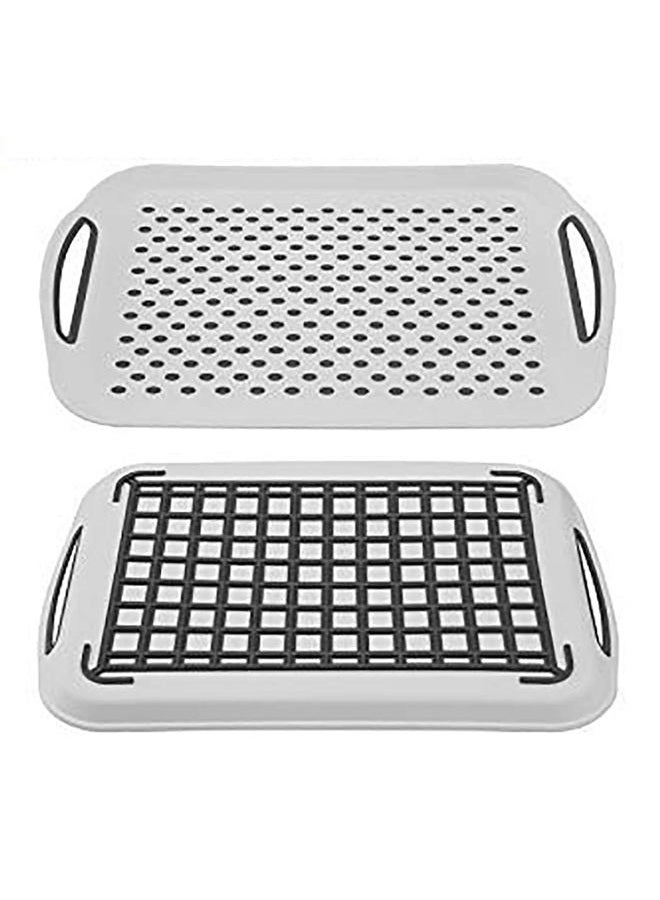 Ahyuan Collapsible Dish Drying Rack Portable Dinnerware Drainer Organizer for Kitchen RV Campers Travel Trailers Space Saving Kitchen Storage Rack Tray (With Drainboard) - Image 5