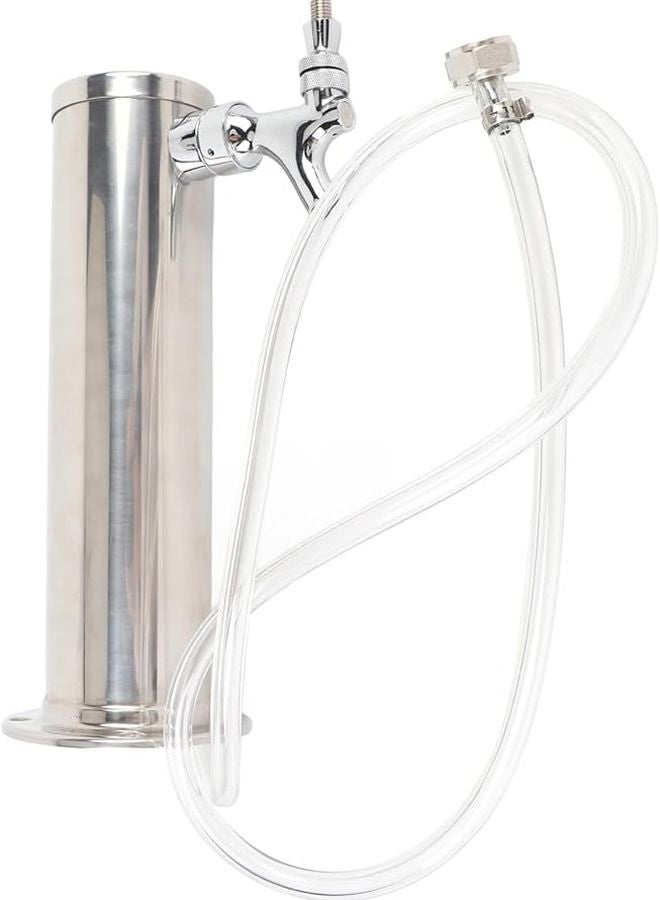 Stainless Steel 3 Inch Draft Beer Tower Tap Kit For Pubs Restaurants Parties - Image 3
