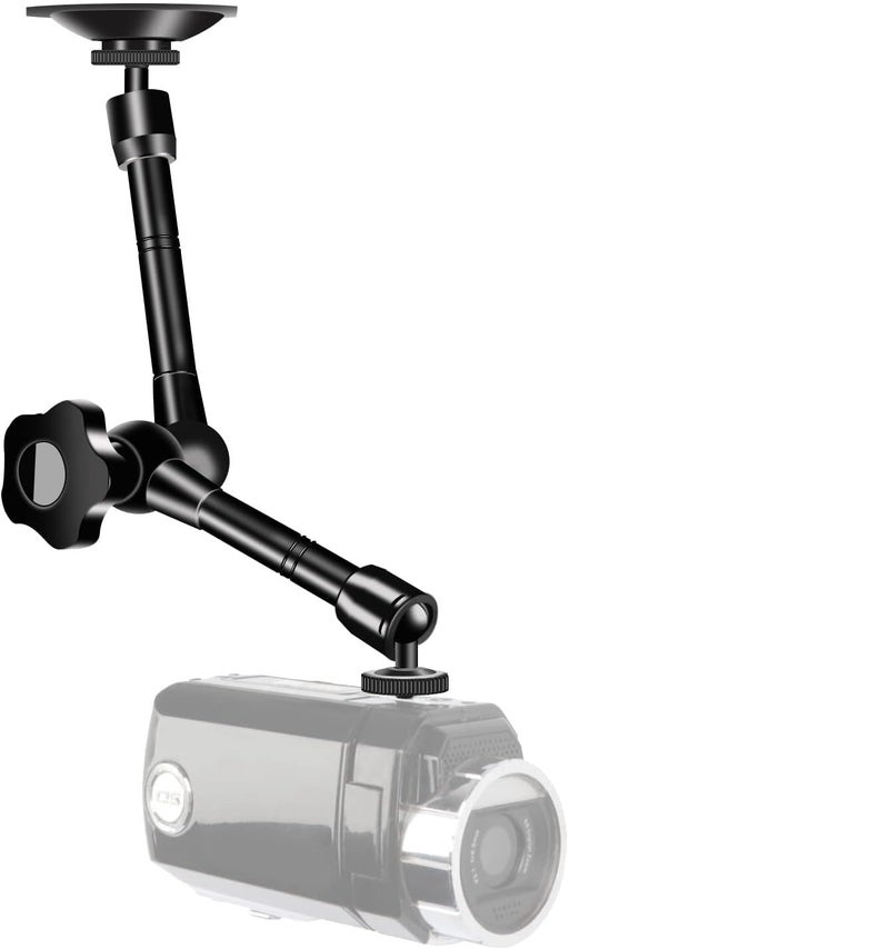 SHOPEE Articulating Magic Arm Wall Mount Holder Stand Compatible with CCTV POV Camcorders Cameras, LED Light, Video Lamp,DSLR,Flash,Digital Camera,Security Cameras - Image 1