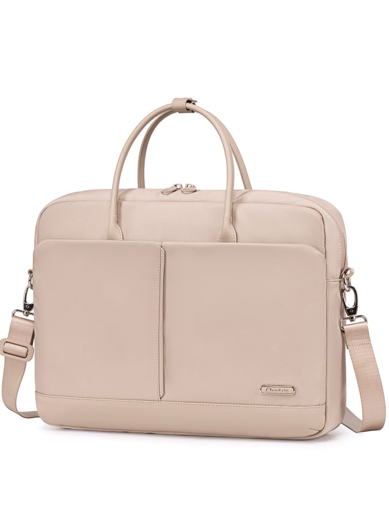 شانتريا حقيبة لابتوب خفيفة الوزن للنساء مقاومة للماء متعددة الاستخدامات مع جيوب متعددة - Image 1