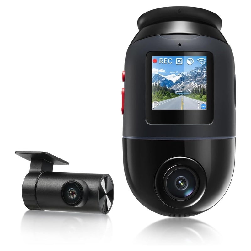 70mai 4K HDR Omni DashCam, Black, Dual Camera - Image 1